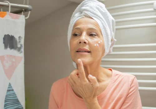 What should a 60 year old woman use on her face?